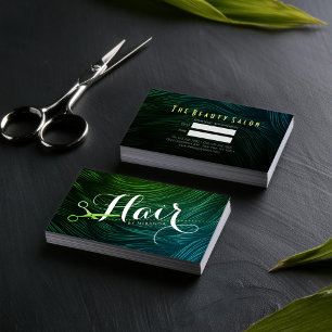 Cartão De Horário Hairstylist Hairdresser Beauty Dourada Tesoura Ver