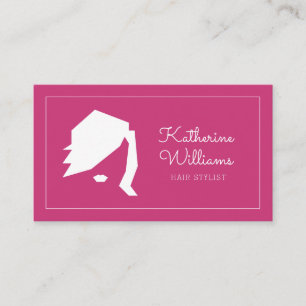 Cartão De Horário Hairstylist Moderno com Compromisso