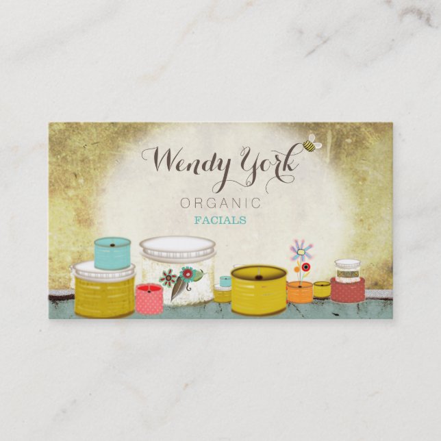 Cartão De Horário Instalações orgânicas (Frente)