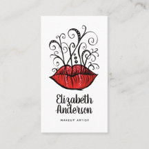 Lábios Estranhos Estilo de Tatuagem de Tinta Gótic