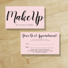Cartão De Horário Lembrete da Sua Próxima Consulta Minimalista | Ros
