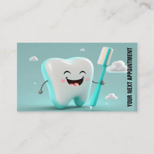 Cartão De Horário Lembrete de Compromisso do Escritório Dental