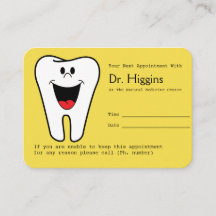 Lembrete de Consulta Dentária do Dente Feliz Amare