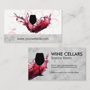 Cartão De Horário Logotipo de abertura por calça de vinho Vinho