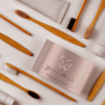 Logotipo de nomeação de Rosa do Dentist Studio par