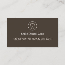 Cartão De Horário Luxury Dental Appointment Card | Clinic Reminder