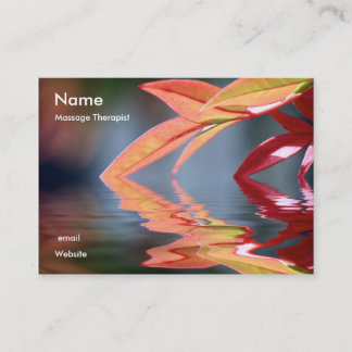 Cartão De Horário Massagem Therapis…