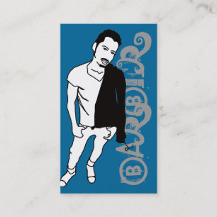 Cartão De Horário me enfie na barbearia (cartão de compromisso)
