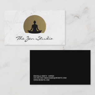 Cartão De Horário Meditação Logotipo de ose Yoga