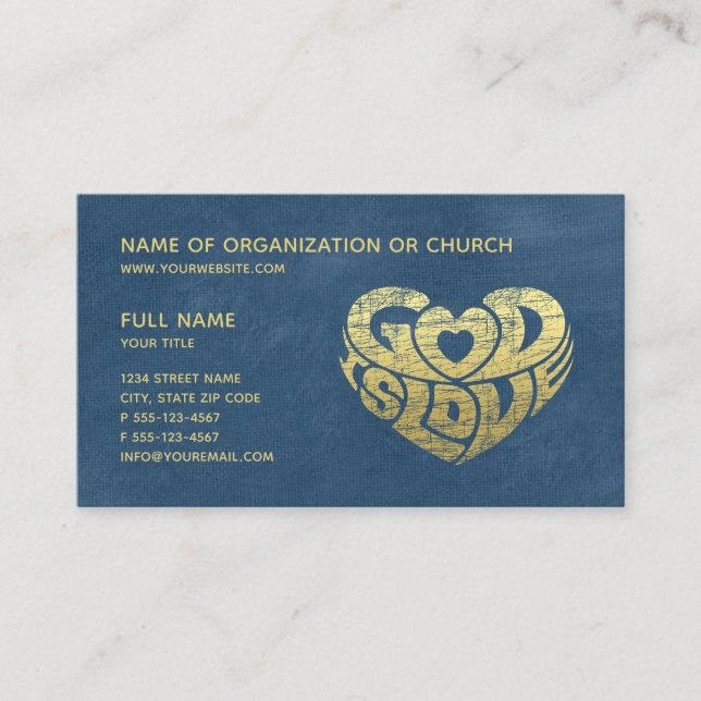 Cartão De Horário Ministério religioso cristão do pastor | da igreja (Frente)