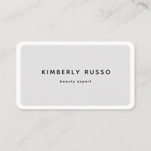 Cartão De Horário Moderno, Trendy, Salão (Frente)