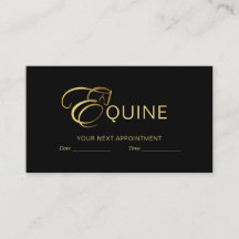 Monograma - Letra E Cavalo em ouro