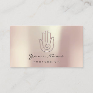 Cartão De Horário Namaste Joga Reflexology Massage Appoint Rosa