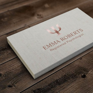 Cartão De Horário Nomeação de linho elegante do conselheiro do