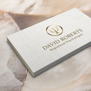 Cartão De Horário Nomeação de linho elegante do conselheiro do