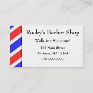 Cartão De Horário Nomeação feita sob encomenda da barbearia do KRW