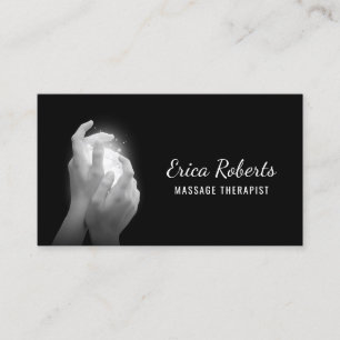 Cartão De Horário Nomeação preta das mãos curas da terapia da