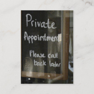 Cartão De Horário nomeação privada