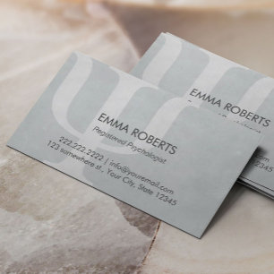 Cartão De Horário Nomeação Profissional Psicóloga