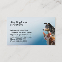 Cartão De Horário Nomeação veterinária da prática