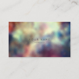 Cartão De Horário Ombre Glass Teal Been Marinho Red Appoint