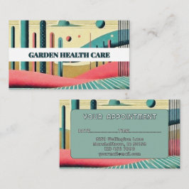 Cartão De Horário Pintura de positividade personalizada