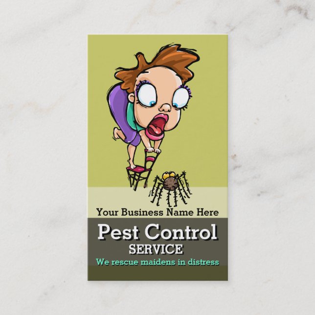 Cartão De Horário Praga Control.Exterminator.Bug (Frente)