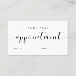 Cartão De Horário Profissional de saúde personalizável elegante