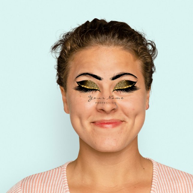 Cartão De Horário Próxima Bela Lash Extenção Lash (Next Appointment Lash Extention Glitter Beauty)