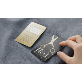 Cartão De Horário Salão de Cabelereiro Cabeleireiro Consulta Tesoura