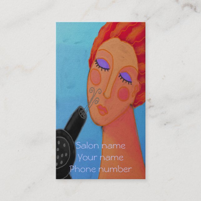 Cartão De Horário Sopro seco (Frente)