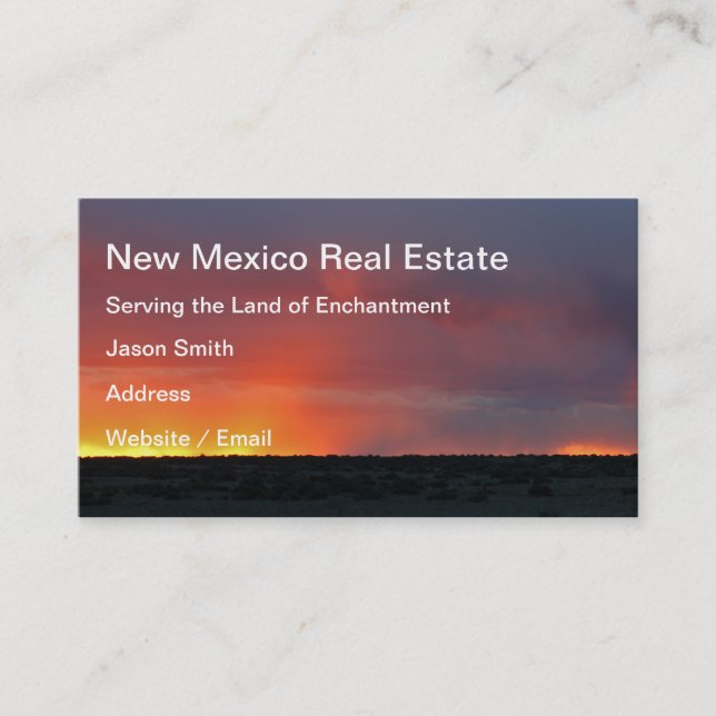 Cartão De Horário Stormy Sunset (Frente)