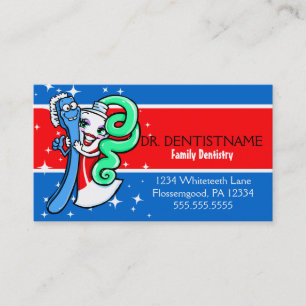 Cartão De Horário Texto de Dentist.Dental.Office.Custom. Nomeação
