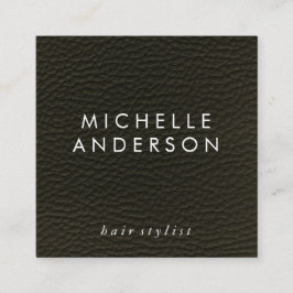 Cartão De Horário Textura Elegante (Cartão de Nomeação)