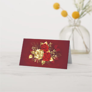 Cartão De Horário Três Rosas de joalharia