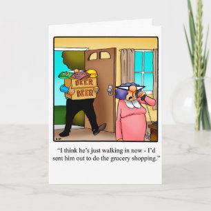 Cartão de Humor de Aniversário Engraçado Para Eles