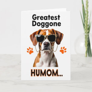Cartão de Humor de Cachorro com Estampa de Leopard