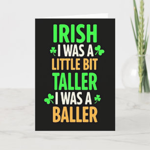 Cartão de Humor do Dançarino Irlandês