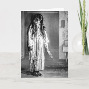 Cartão de Humor Escuro Assustador