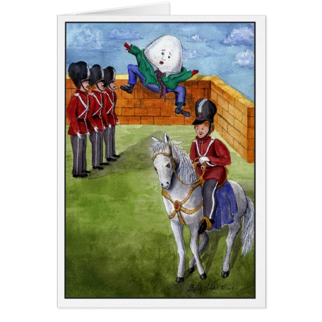 Cartão de Humpty Dumpty (Frente)