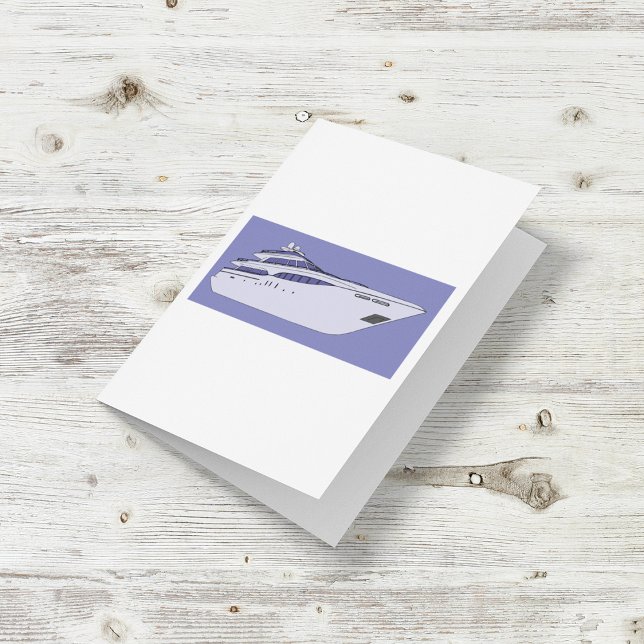 Cartão de iate de luxo (Criador carregado)