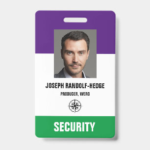 CARTÃO DE IDENTIFICAÇÃO COM FOTO - Crachá de Ident