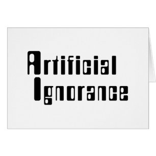 Cartão de Ignorância Artificial