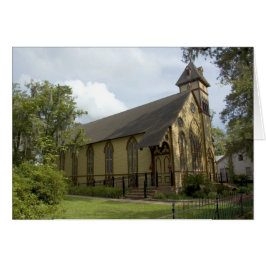 Cartão de Igreja Gótica Antigo