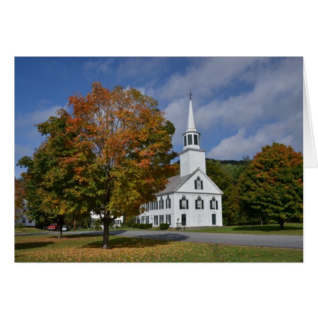 Cartão de Igreja Towend (Frente Horizontal)