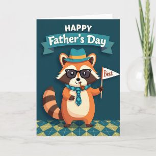 Cartão de Ilustração do Papai Elegante