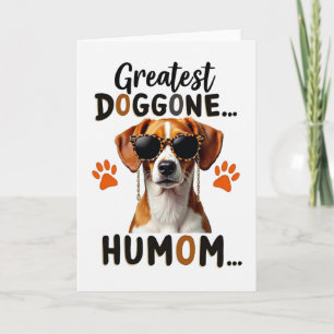 Cartão de Ilustração Doggone Humom