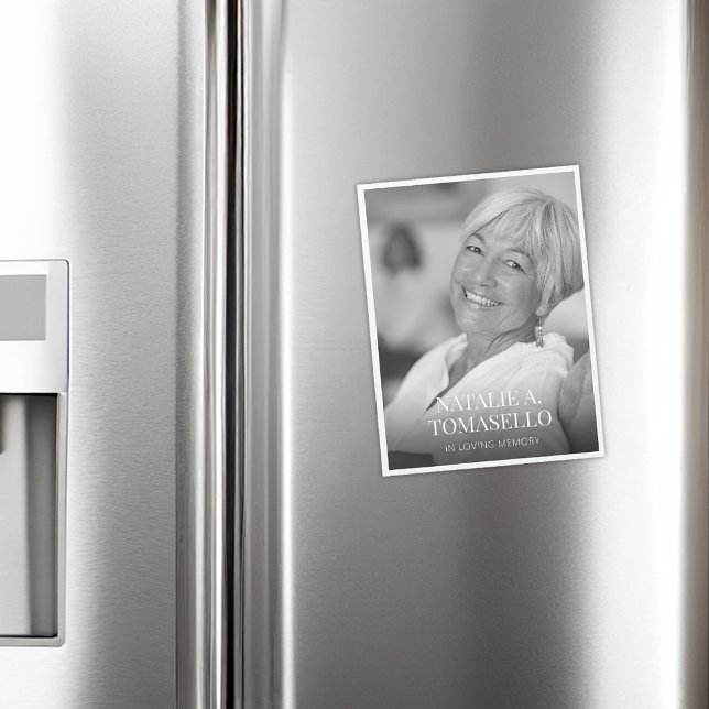 Cartão de Ímã de Funeral Memorial de Celebração de (Celebration Of Life Memorial Funeral Magnet Card)