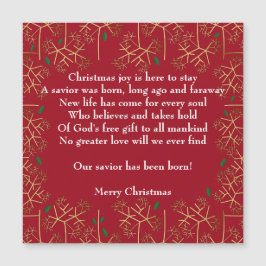 Cartão de Imagem de Alegria de Natal