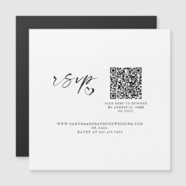 Cartão de Imagem de Código QR do Site de Casamento